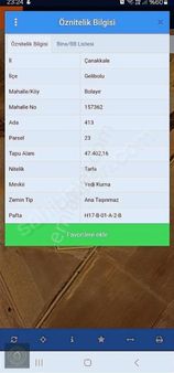 Gelibolu Boğaziçi Gayrimenkulden Bolayır Da Satılık Tarla