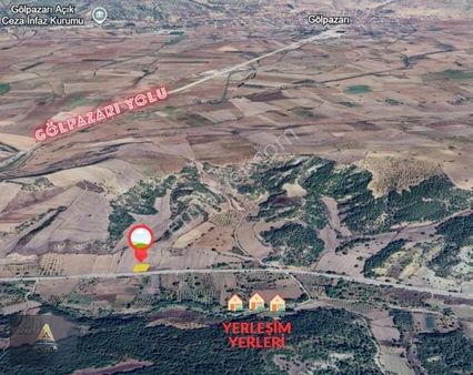 Bilecik Gölpazarı Türkmen'de Ana Asvalt'a Cephe Tarla