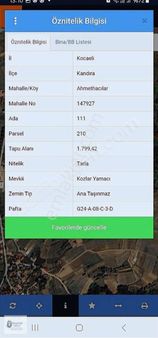 Ahmethacılar Da Prim Değeri Yüksek Yatırmlık Tarla