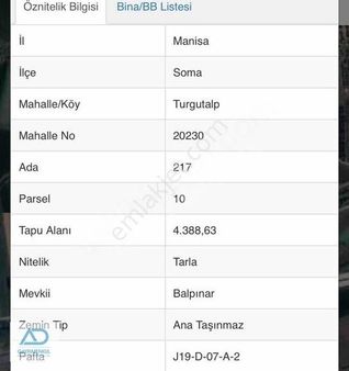 Somada Satılık Arazi