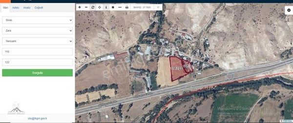 Aksan Emlak'tan Zara Yeni Cami Mah Satılık 3728m2 İmarlı Arsa!