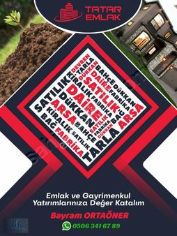 Çumra Dinekte 9520m2 Müstakil Tarla 100e Yakın Yetişmiş Ağaçlı
