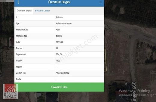 Ankara Kahramankazan'da Konut İmarlı Satılık Arsa