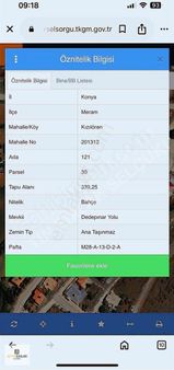 Kızılören'de Satılık Bahçe