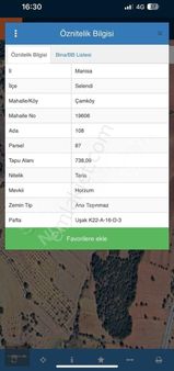Nitelik'ten Manisa Selendi De Fırsat Arazi!!