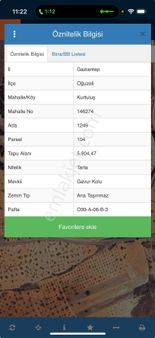 Hanedan Gyo Dan Kurtuluşta Satılık Arazi