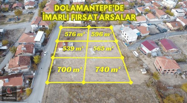 Özgür'den Dolamantepe'de Satılık İmarlı Fırsat Arsalar