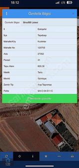 Gülpınardan Kızılinlerin En Güzel Yerinde Satılık Tarla