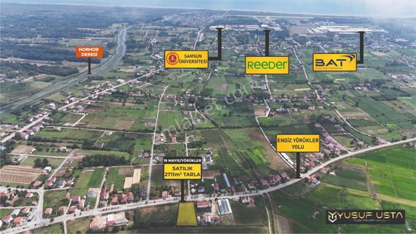 Yusuf Usta Gayrimenkul'den Yörükler'de 2711m² Arazi