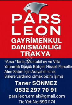Kırklareli Vize Evrenli Köyün Girişinde Yatırımlık Yola Cephe 300 M2 Parseller