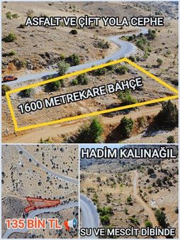 Asfalt Cephe Bahçelik Yatırımlık Arazi Mete Mermer'den