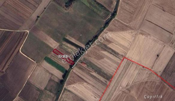 Kırklareli Vize Evrenli Sultanlar Çayırı Mevkinde İster 2 Tapu İster Tek Tapu 1026 M2 Yatırımlık