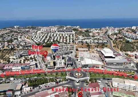 Kuşadası Kadınlar Denizi'nde, Vergi Dairesi Üst Katında Yeni 2+1 Satılık Daire