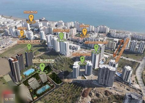 Erdemli Arpaçbahşiş Mah Mnz Bluestin Sitesinde Satılık Daire