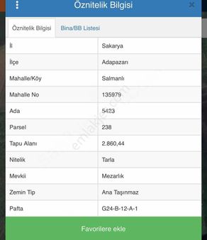 Yaman Gayrimenkulden Satılık 2860 M2