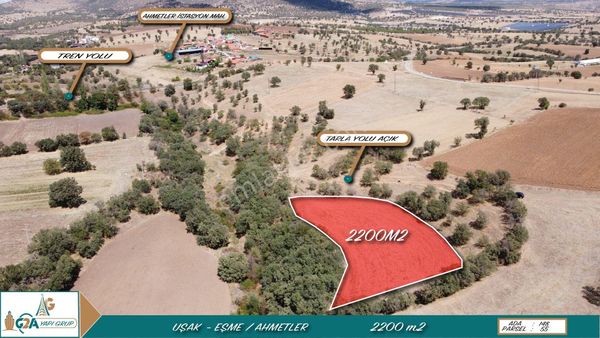 Uşak Eşme Ahmetler'de Yatırım Fırsatı! İstasyon Yakınında 2200 M² Müstakil Arazi