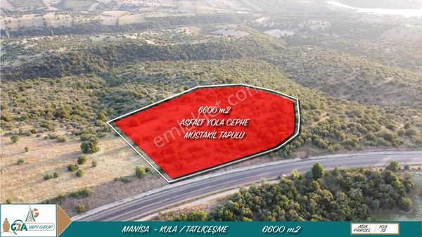 Manisa Kula Tatlıçeşme’de 6600 M2 Yatırımlık Arazi! Anayola Cepheli, Çok Yönlü Kullanım İmkanı!