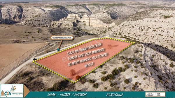 Uşak Ulubey Hasköy’de10.300 M2 Yatırımlık Arazi! Kadastro Yoluna Cepheli, Ekim Yapmaya Hazır!