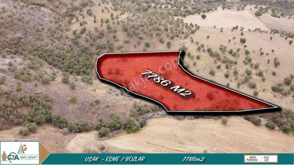 Uşak Eşme Bozlar’da 7786 M2 Müstakil Tapulu Düz Ve Büyük Arazi Fırsatı!