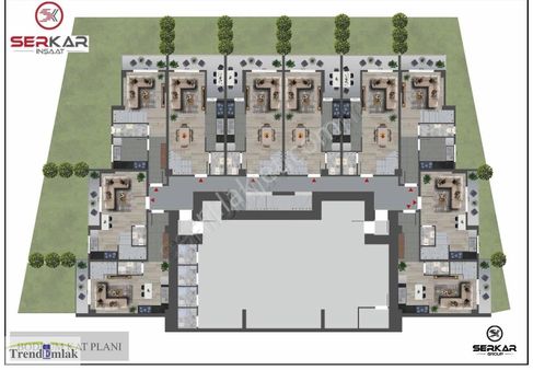 Plajyolu Mevkiinde Yeni Projede Satılık 2+1 Bahçe Dubleks Daire