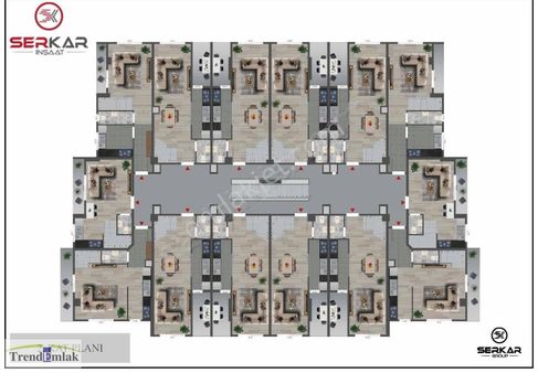 Plajyolu Mevkiinde Yeni Projede Satılık 2+1 Çatı Dubleks Daire