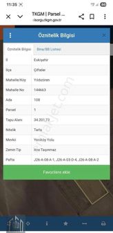 Çifteler Yıldızören'de Satılık Sulak Tarlalar