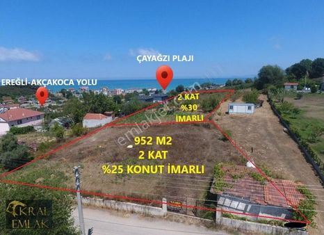 Çayağzı Mevkisinde 2000 M2 İmarlı Deniz Manzaralı Satılık Arsa