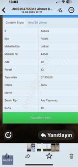 Polatlı İstiklal Mahallesi Mevkiinde Yatırımlık Arsa