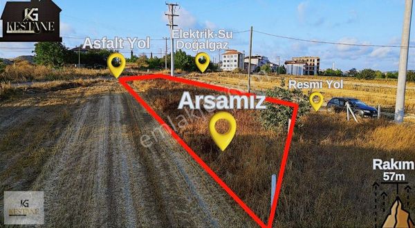 Denize 27dk Mesafede| İmarlı Arsa| Caddeye Cephe