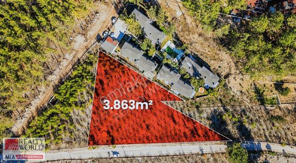 Kemer Beycik'te Villa Sitelerine Komşu 3.863 M2 Satılık Arazi