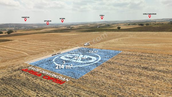 Silivri Değirmenköy'de Tepe Konumda 214 M² Satılık Son Üç Parsel