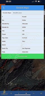 Emine Altuntaş'tan Körfez Alihocalar Köyünde Kiralık Tarla