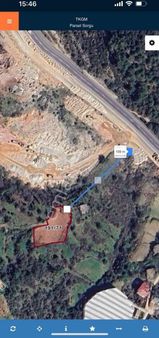 Alanya Uğrak Mah Satılık 1603m2 Tarla D400 100m Mesafede