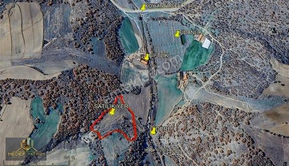 Köye Yakın Konumda Dere Dibinde Tek Tapu Arazi [ 12.158 M2 ]