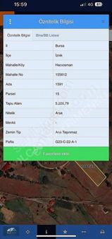 İznik Hacıosman 5206m2 Arsa