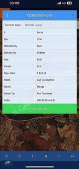 Uygun Fiyat İznik Tacir 2 Dönüm Araç Takasına Uygun