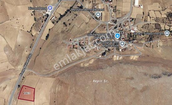 Meram Sarıkız Kepir Arkası Mevki Yola Yakın Müstakil Parsel