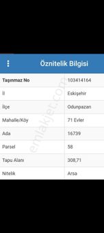 71 Evler Mah.şehir Hastanesi Karşısı 308 M2 Nakit Yada Takaslı Satılık Arsa