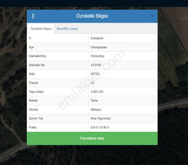 Century 21 Vizyon'dan Yenisofça’da Su Ve Yolu Olan Satılık Tarla