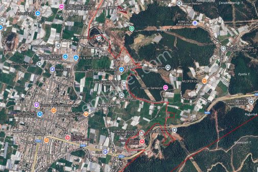 Antalya Kumlucada Satılık 6300 M2