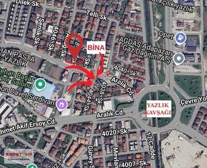 Yazlık Kavşağı Yakını 3+1 Geniş Köşe Ofis