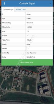 Final Emlak'tan Ovaeymir De Satılık 453 M2 İmarlı Arsa