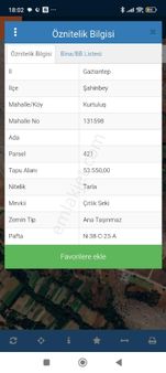 Şahinbey Kurtuluş'ta Satılık 500 M2 Bağevlik Yer