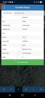 Erdek Tatlısu Yukarıyapıcıda Satılık Tarla