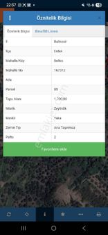 Erdek Belkısta Satılık Deniz Manzarali Zeytinlik