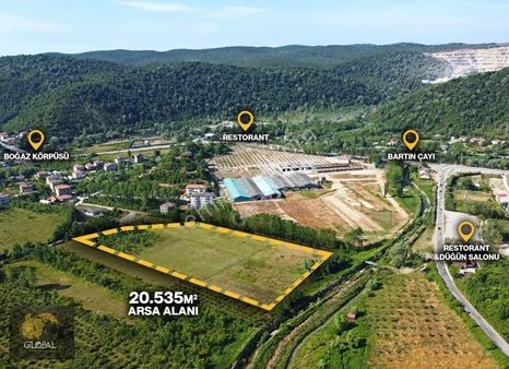 Global'den Boğaz'da 20.535m² Satılık Arsa