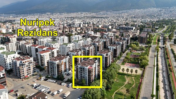 Bursa Yıldırım Millet Mah. Nuripek Rezidans'ta Satılık 3+1 Daire