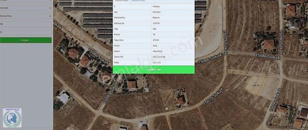 Korkuteli Bozova Satılık İmarlı Arsa