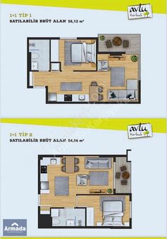 Avlu Torbalı Satılık 1+1 Lüks Daire