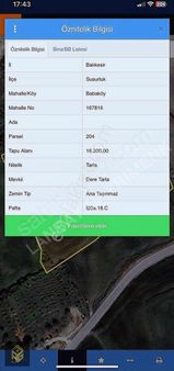 Aslanbay'dan Balıkesir Susurluk'da Satılık Tarla